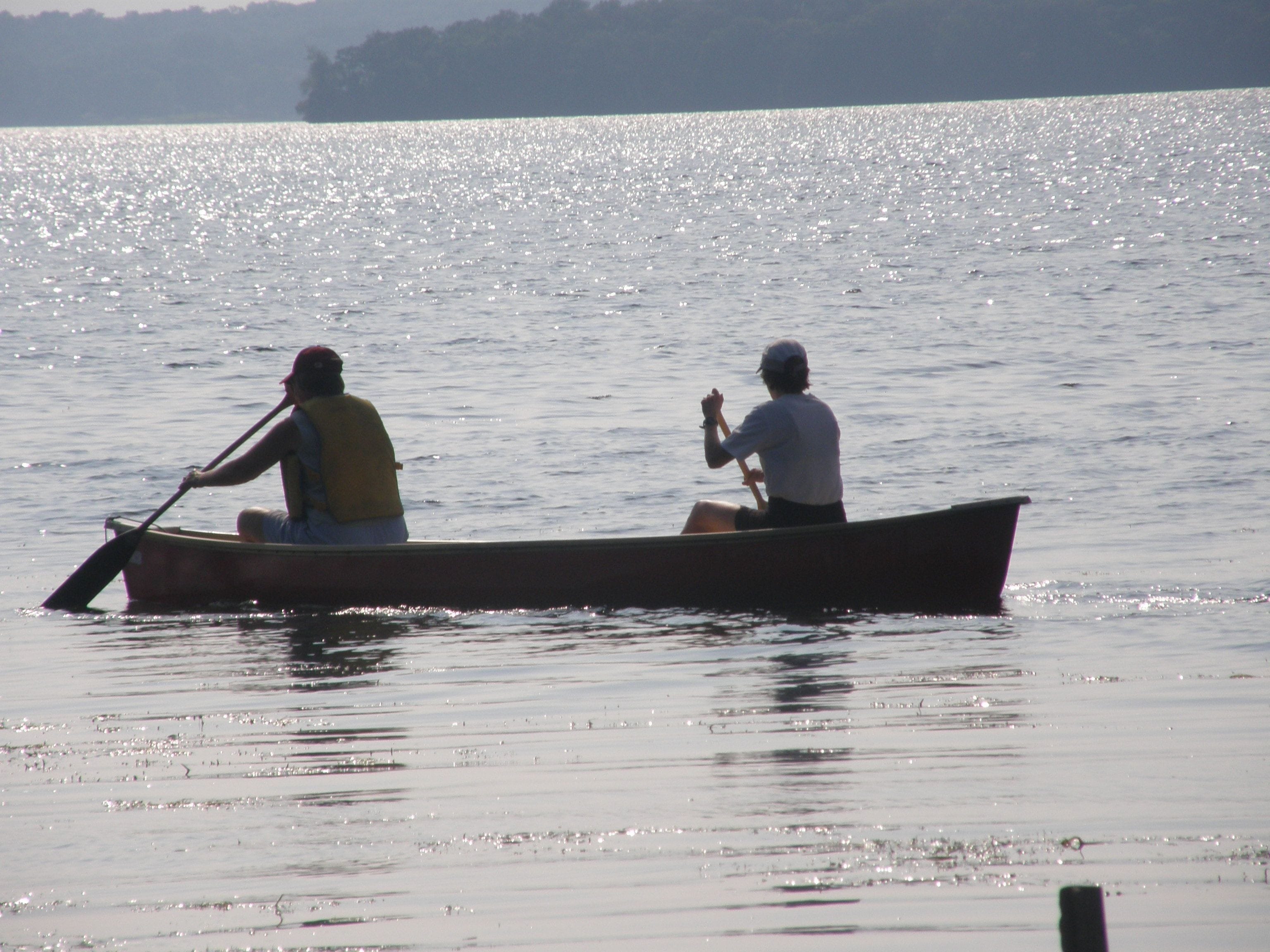 Canoeing at Sunset Cove Resort
